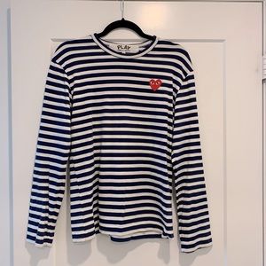 PLAY Comme des Garçons striped shirt - M